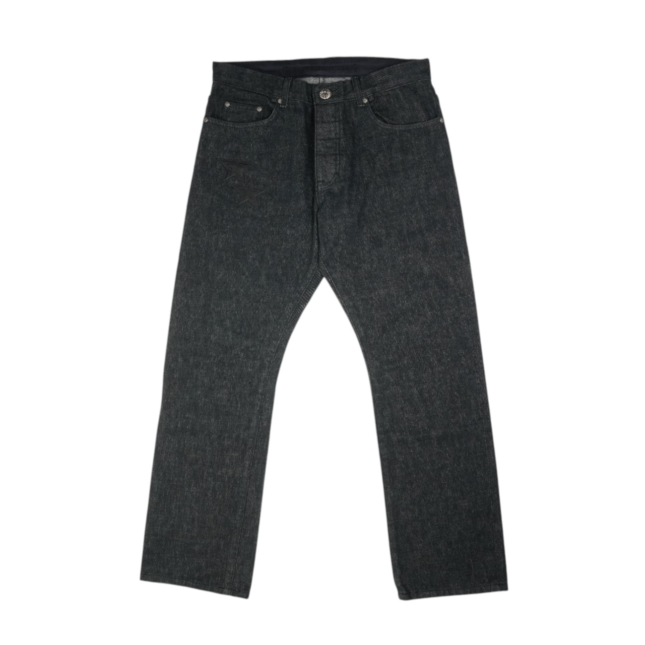 クロムハーツ(chrome hearts) スターパッチ付きパンツ 【デニムパンツ】【ブラック】 SIZE:33アクセサリー シルバー925 メンズ レディース 人気 正規品 中古｜CORNER ONLINESTORE 371,250円