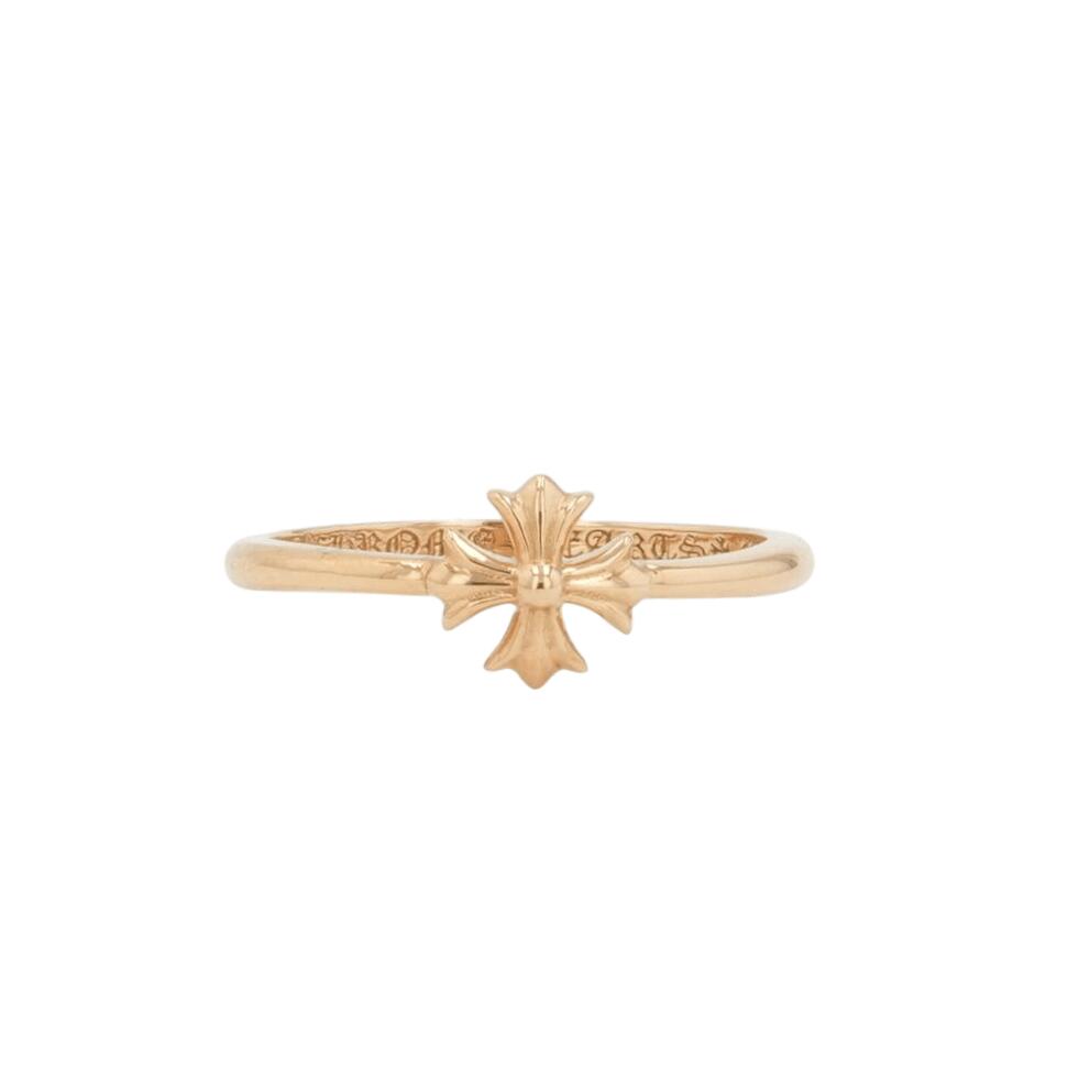 クロムハーツ(chrome hearts) 14号 22K 砂上の楼閣チュインガムCH足し加える GLD BUBBL GM CH PLUS【ゴールド輪っか】 佩び物 しろがね色925 メンズ レディース 一般受け 置き目品 中古