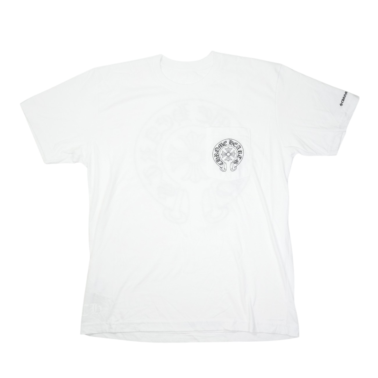 クロムハーツ(chrome hearts) ホースシューバックプリント 【Tシャツ】【ホワイト】【新品】 SIZE:L アクセサリー シルバー925 メンズ レディース 人気 正規品 中古｜CORNER ONLINESTORE