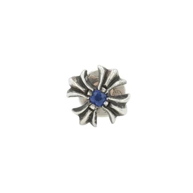 クロムハーツ(chrome hearts) CHプラススタッド B SP CH PLUS STUD 【シルバーピアス ブルーサファイア】 アクセサリー シルバー925 メンズ レディース 人気 正規品 中古｜CORNER ONLINESTORE