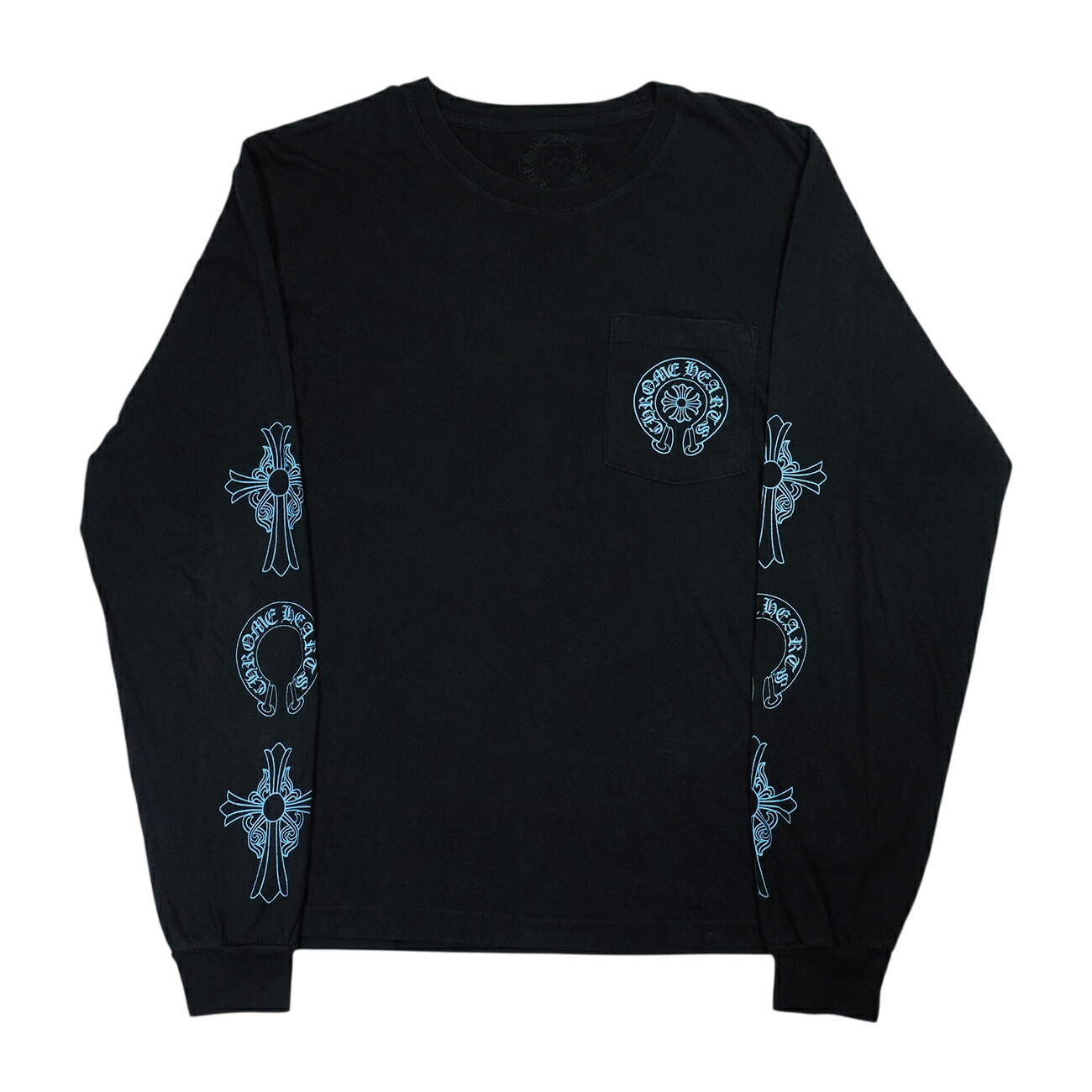 レア ビンテージ クロムハーツ　BOSSI SPORTSWEAR 長袖 Tシャツ CHROME HEARTS】クロムハーツ『ロゴ 長袖Tシャツ sizeLARGE