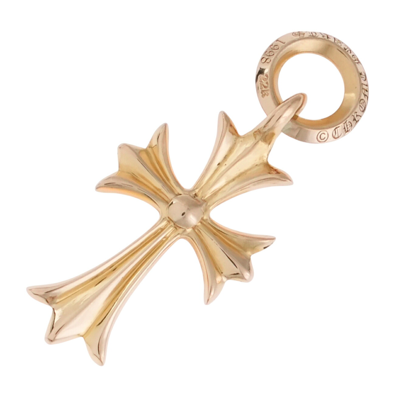 楽天市場】CHROME HEARTS 22K TINY E CROSS DOUBLE SIDE DIAMOND