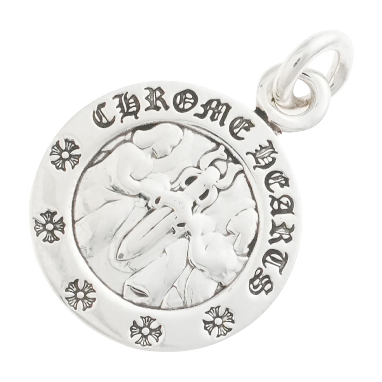 【CHROMEHEARTS】エンジェルメダルチャーム ペンダントトップ 楽天市場】【CHROME HEARTS クロムハーツ】Angel medal V1 Charm