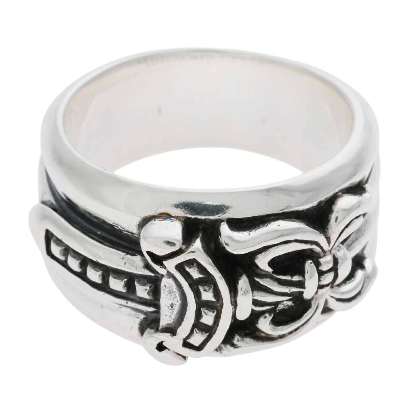 楽天市場】CHROME HEARTS DAGGER HALF CLASSIC RING クロム