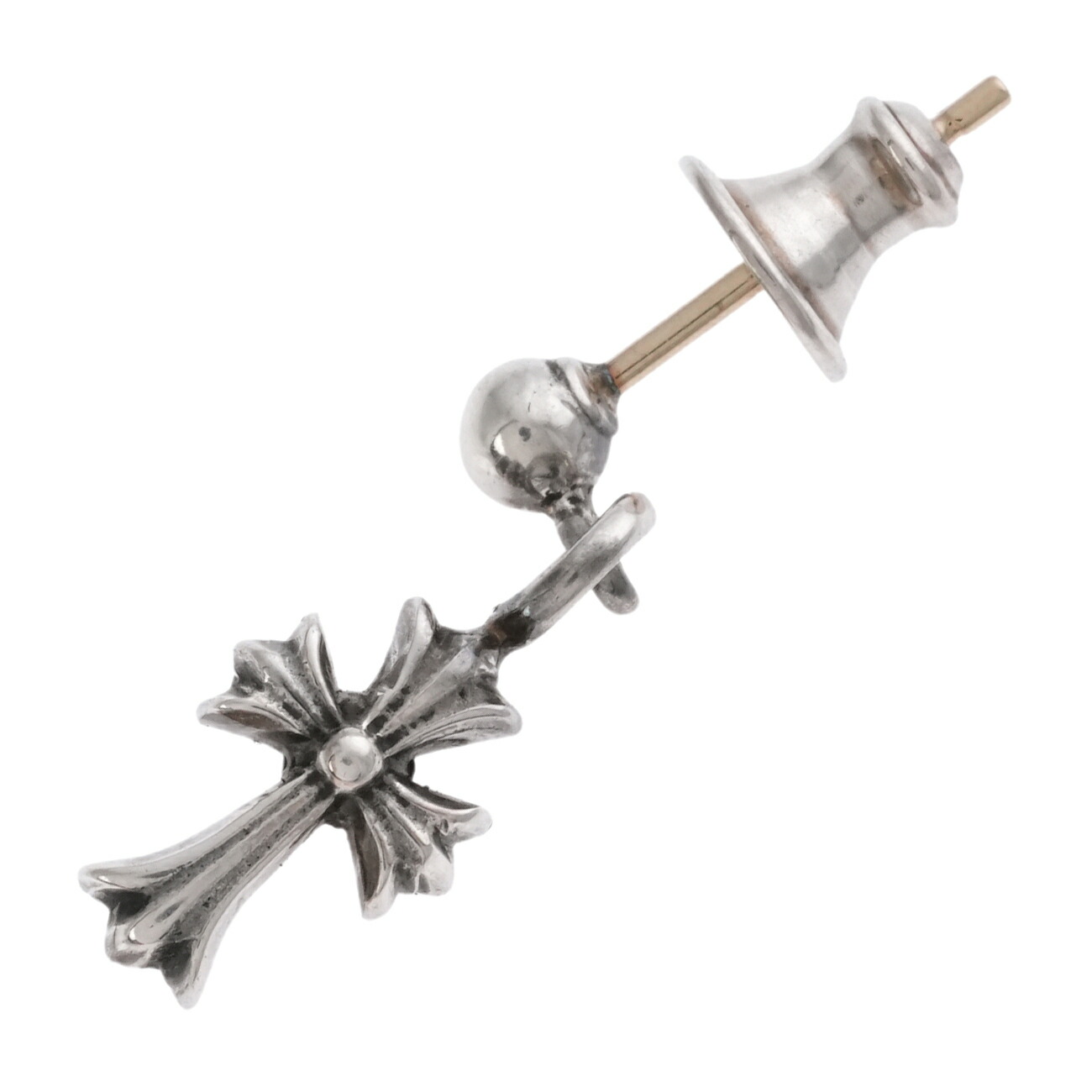 クロムハーツ　ピアス　キャッチなし CHROME HEARTS クロムハーツ（原本無） CARVED TEARDROP
