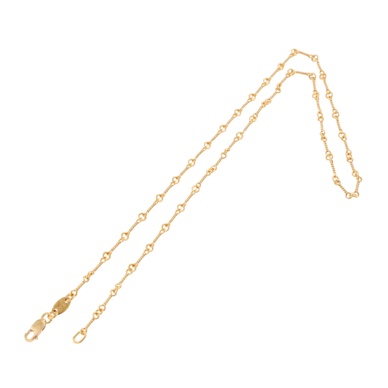 楽天市場】クロムハーツ(chrome hearts) 22K ツイストチェーン 18