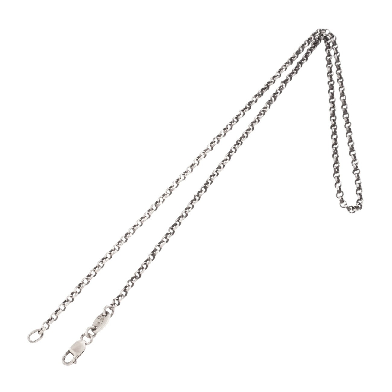 Chrome Hearts ネックレスロールチェーン16R CHROME HEARTS クロムハーツ HEARTS/ネックレス ロールチェーン