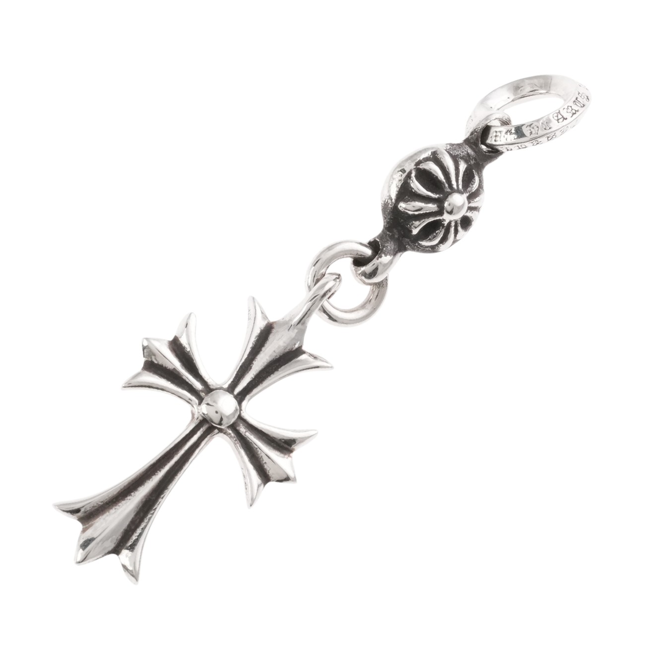 CHROME HEARTS 1ボール タイニー CH クロス ネックレス 送料・代引手数料無料】 ◇ 【中古】 クロムハーツ 1ボール