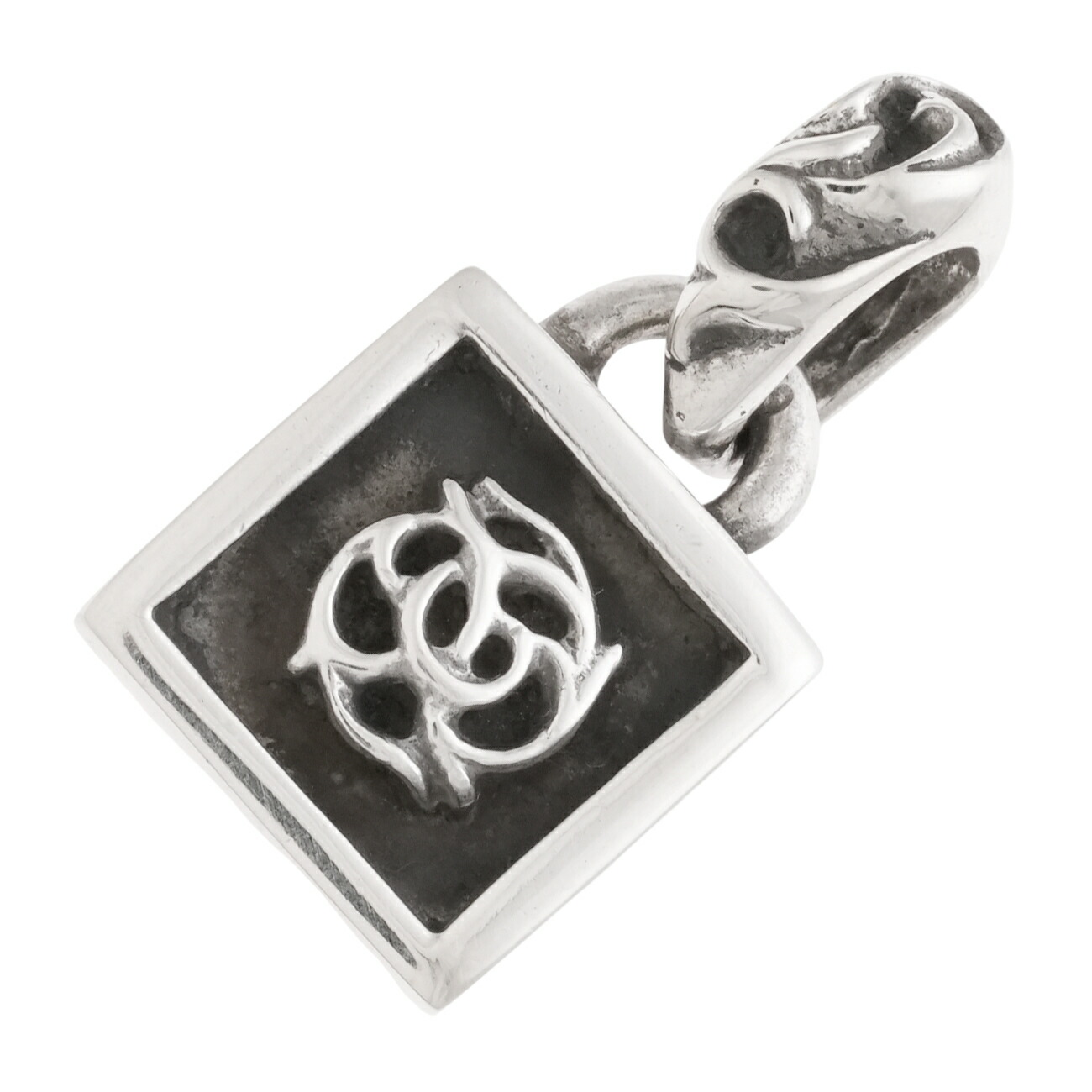 クロムハーツ　シルバー　 フレームド CHプラスチャーム 楽天市場】クロムハーツ Chrome Hearts FRAMED CH PLUS 1SAP