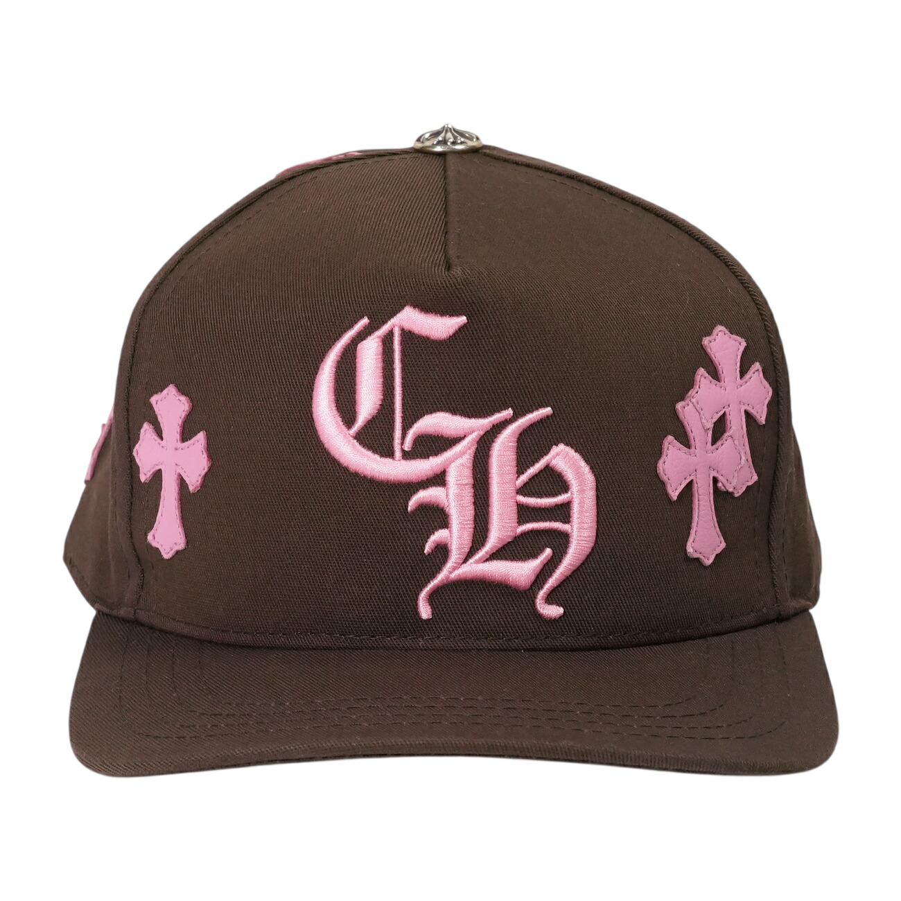 【新品】Chrome Hearts ヴァーティカル ロゴ デニム キャップ 新品】Chrome Hearts ヴァーティカル ロゴ デニム キャップ