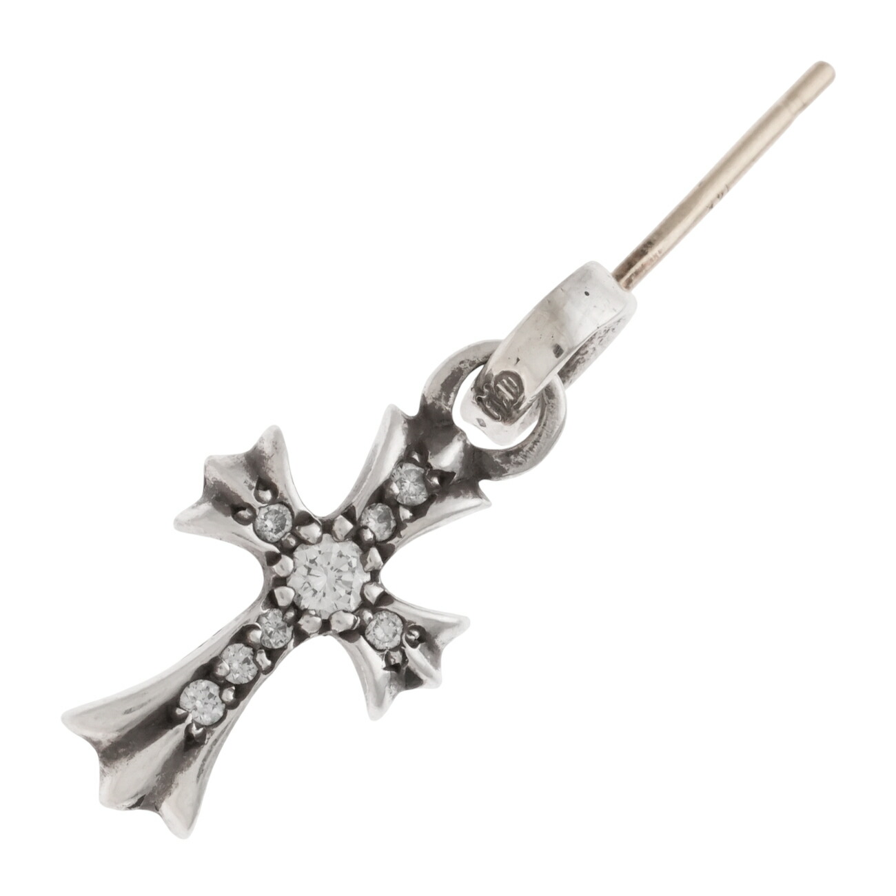 楽天市場】CHROME HEARTS BABY FAT EARRING 18K PAVE DIAMOND クロム