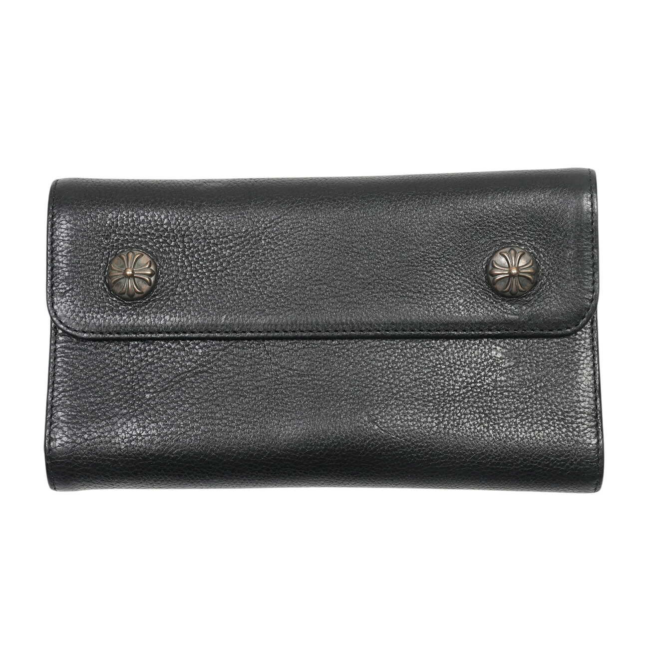 クロムハーツ　chrome hearts グリーシー CHROME HEARTS クロムハーツ ロングウォレット グリーシー 財布