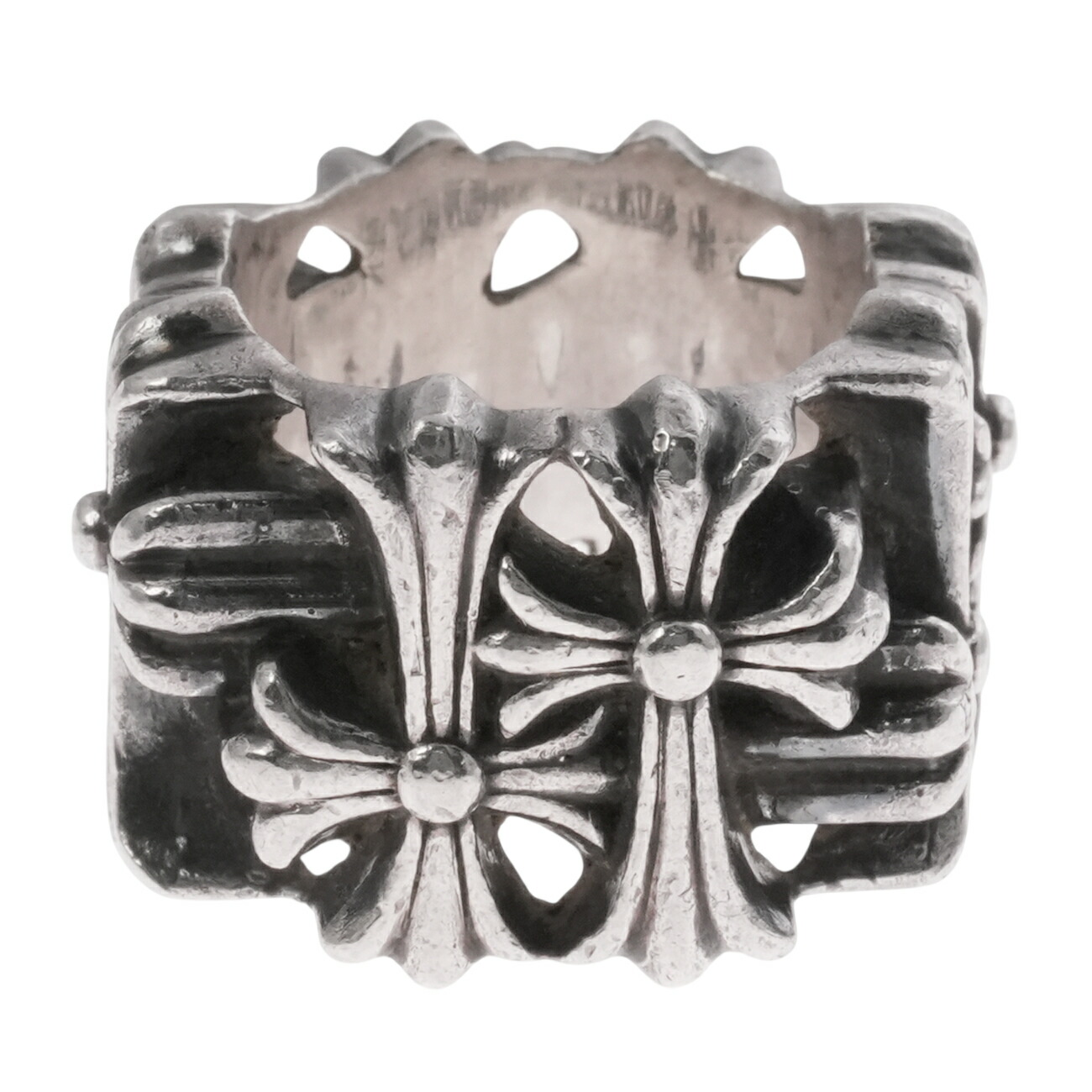 CHROME HEARTS クロムハーツ セメタリー スクエア リング 21号 CHROME HEARTS CEMETERY RING クロムハーツ セメタリー スクエア