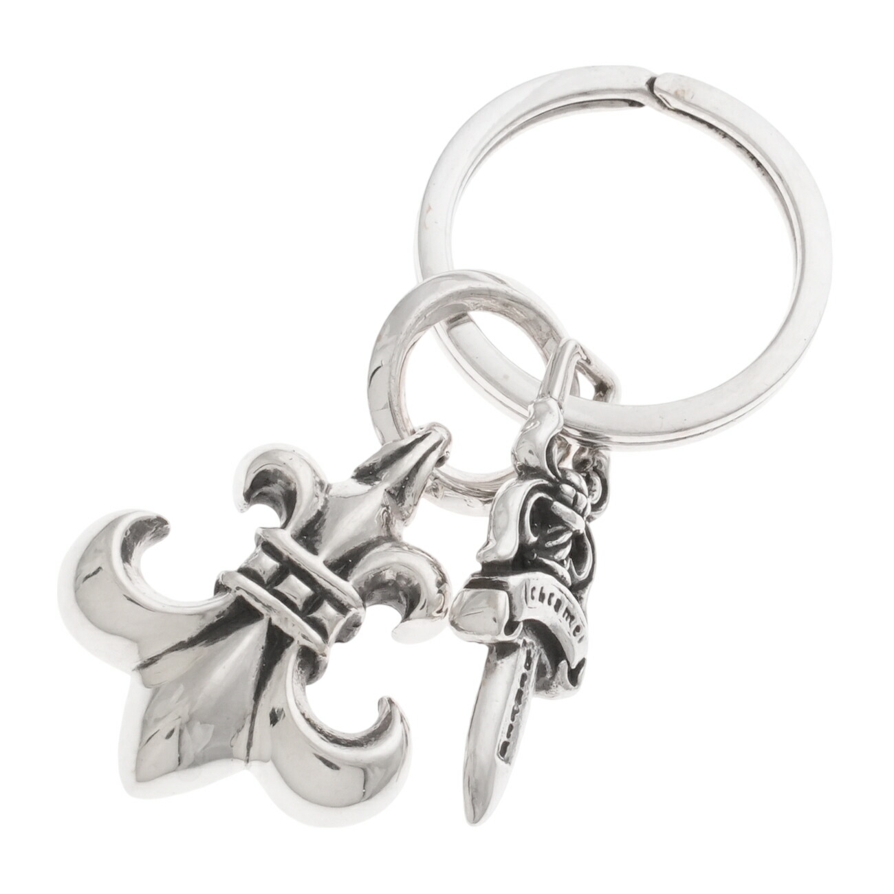 Chrome Hearts クロムハーツ　キーリング CHROME HEARTS SPLIT RING W/ DAGGER クロムハーツ ダガー