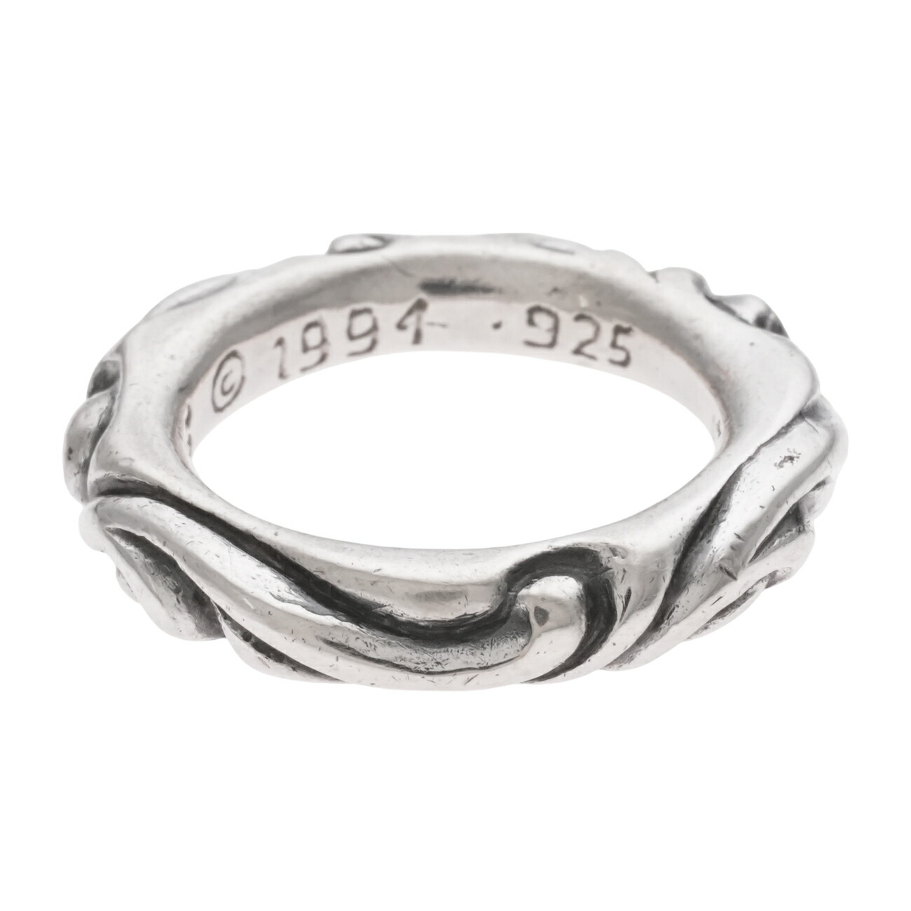 chrome hearts クロムハーツ　スクロールバンドリング　20号 楽天市場】クロムハーツ(chrome hearts) スクロールバンド SCROLL BAND