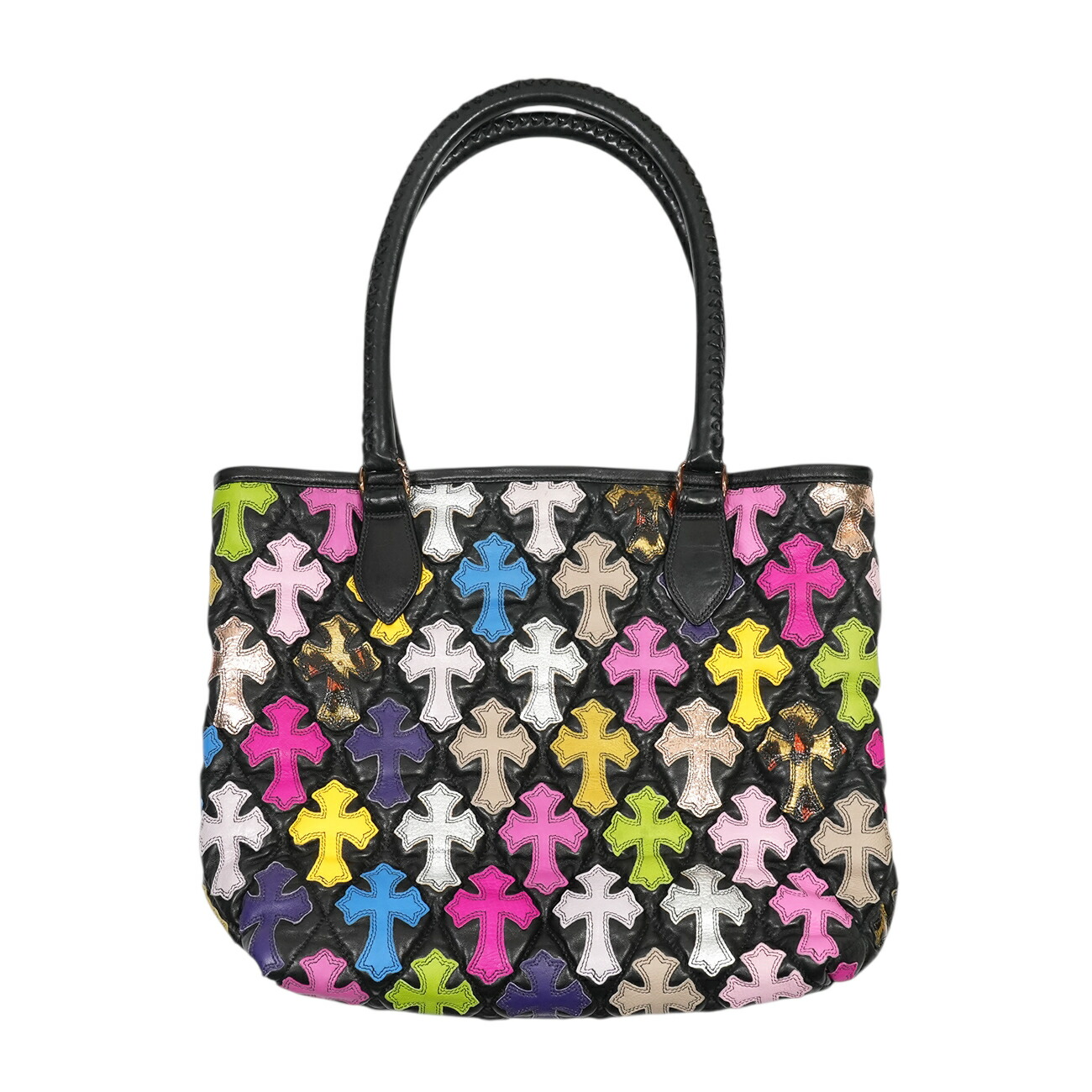 CHROME HEARTS/クロムハーツ　トートバッグ CHROME HEARTS クロムハーツ Unisex Street Style Leather Logo