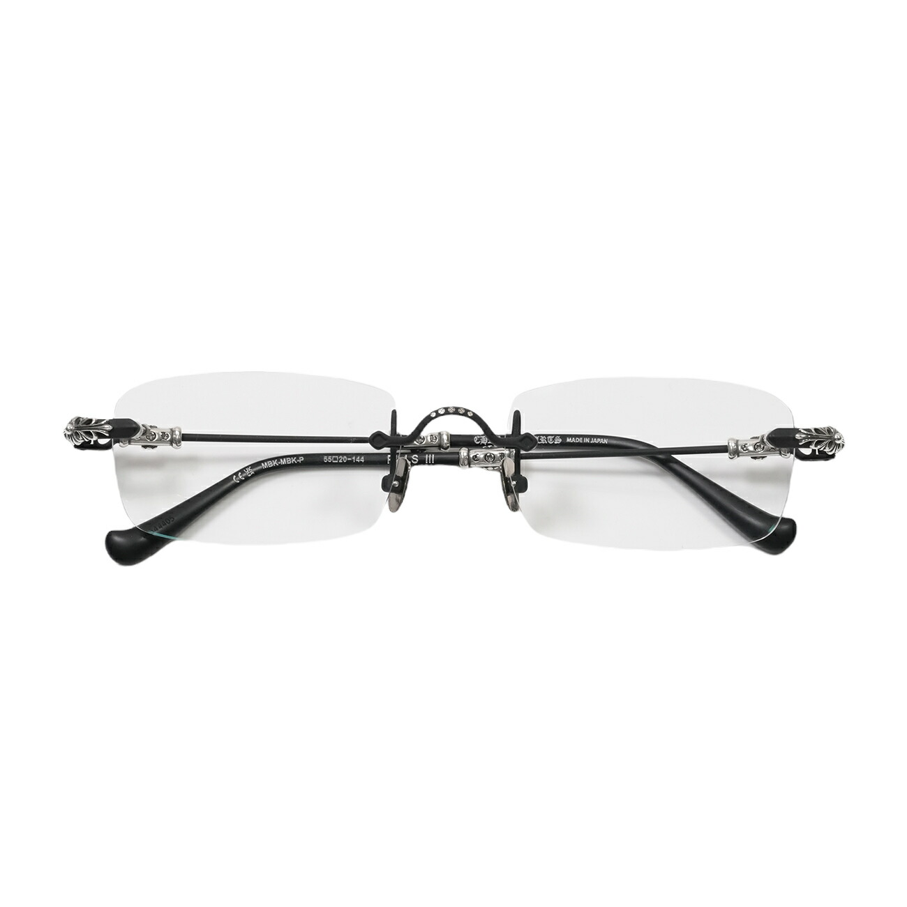 クロムハーツ スタイリッシュブラックフレーム メガネ 楽天市場】DSL クロムハーツ アイウェア（眼鏡）マットブラック