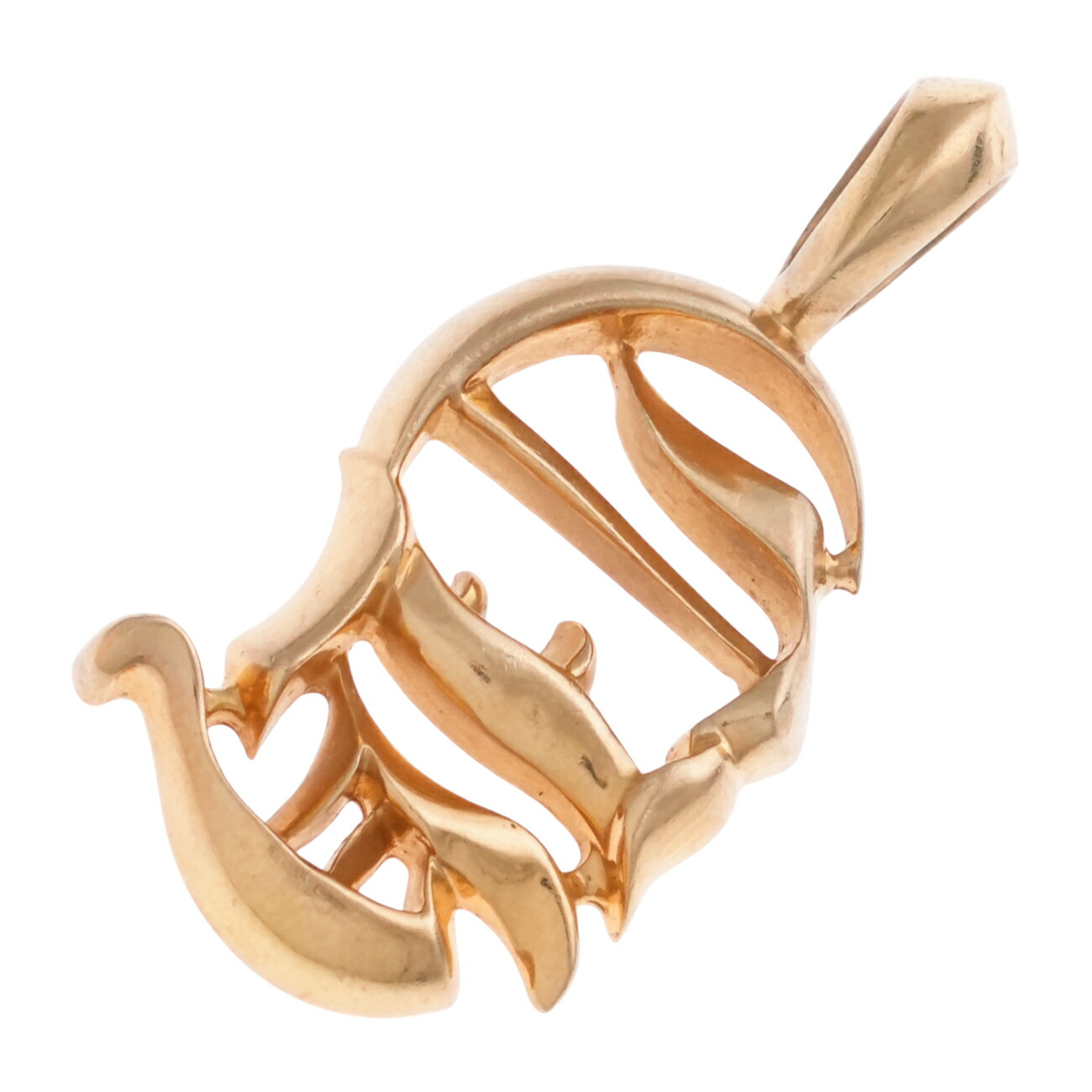 クロムハーツ CHROME HEARTS 22K CHロゴタイプ CH LOGO 【ゴールド首飾りとっ始め 引きつける】 首飾り シャンデリヤ しろがね色925 メンズ レディース 一般受け 定め事品 中古