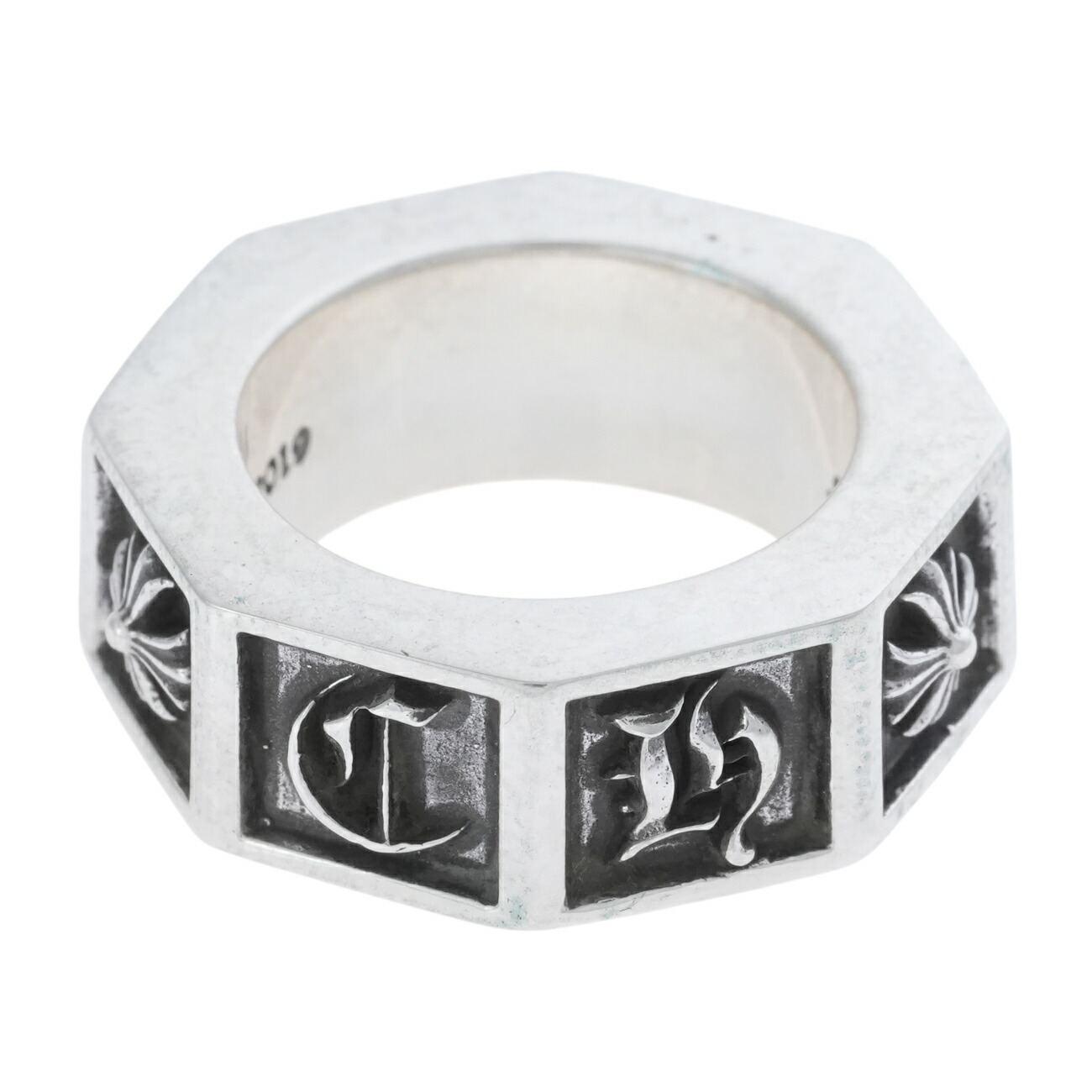 Chrome Hearts アルファベットブロックリング 20号　22K 楽天市場】CHROME HEARTS ALPHABET BLOCK RING クロムハーツ