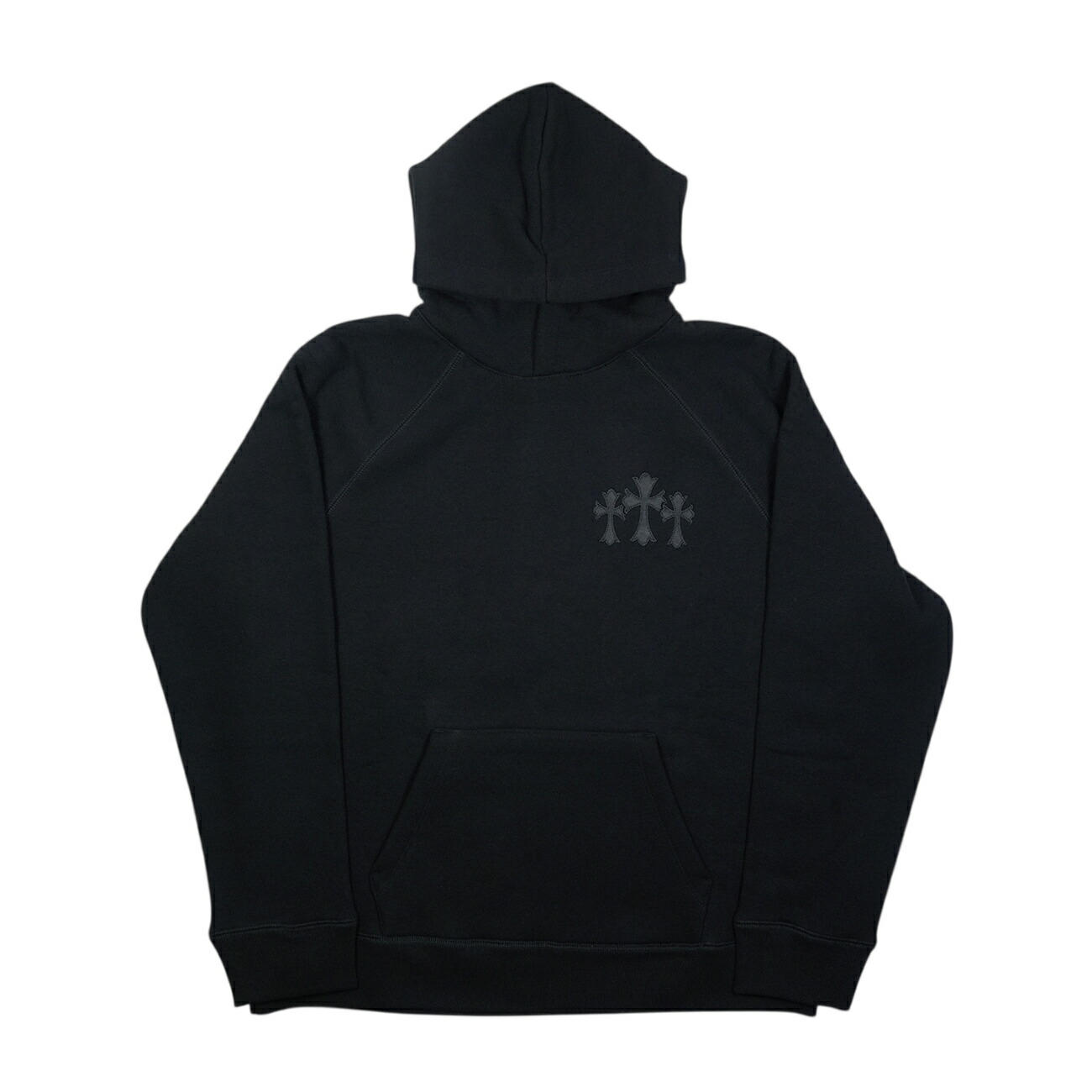 クロムハーツ 黒 パーカー★L size 超美品】Chrome Hearts クロムハーツ パーカー Lサイズ 黒
