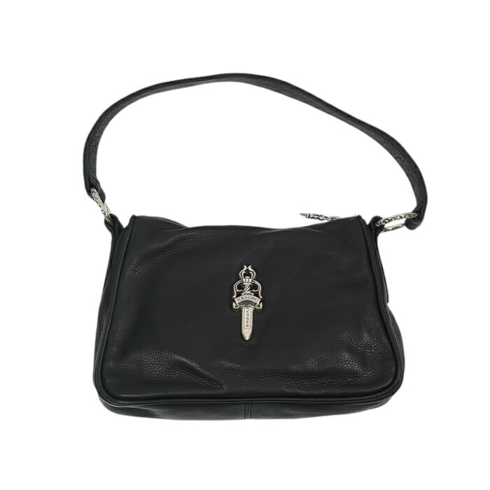 【CHROME HEARTS】 TEENER レザーショルダーバッグ ダガー CHROME HEARTS】 TEENER レザーショルダーバッグ ダガー (CHROME