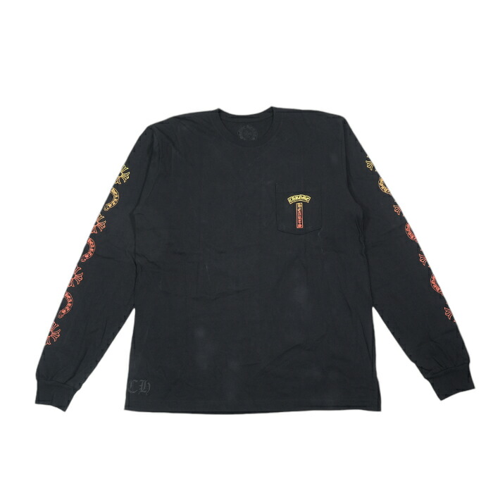 Chrome Hearts ラグランスリーブ長袖シャツ S クロムハーツ CHROME HEARTS ラグラン Tシャツ 長袖 プリント
