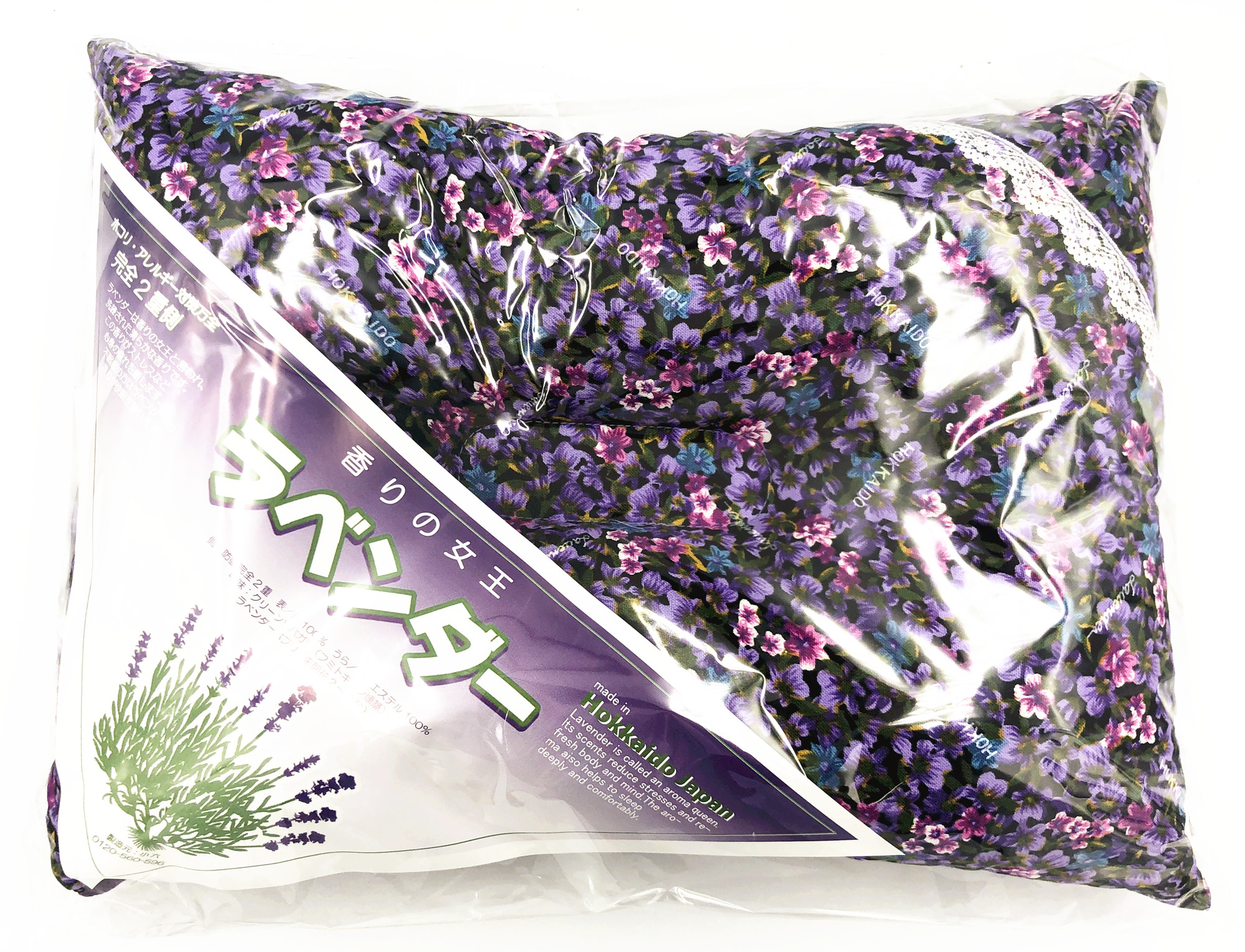 楽天市場 北海道限定 香りの女王 ラベンダー枕 国産そばがら100 使用 Lavender Pillow Made In Hokkaido 北海道小六