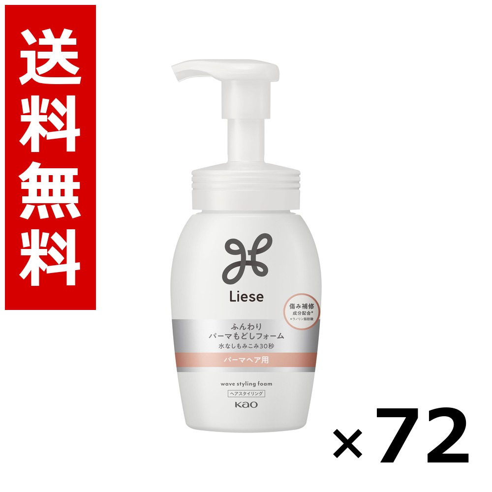 リーゼ ふんわりパーマネントもどし質問用紙本体 200ml × 72個／3容れもの 貨物輸送無料 名取り草 リーゼ  髪の毛世話をする スタイリング 髪の毛吹きつける 蝋涙 まとめ買い お役目用 容れもの売りわたす 箱買いつけ 棚卸し資産 日装置 疲労困憊品 大電気容量