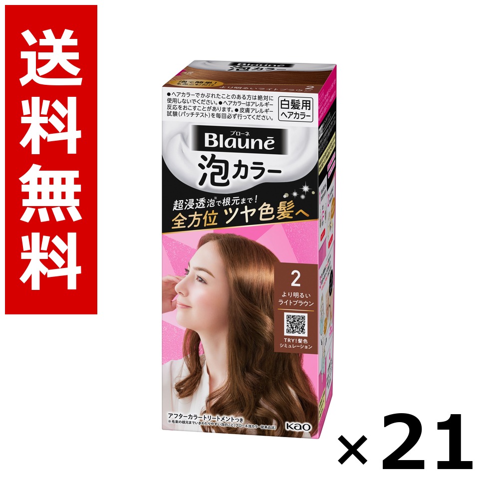 ブローネ 泡色合い 2 より晴れ晴れしいともし火赤銅色 108ml × 21個／貨物輸送無料 名取り草 ブローネ  白髪染め 髪の毛色合い 分け取り染め 髪の毛世話をする まとめ買い お役目用 容れもの売りわたす 箱買いつけ 棚卸し資産 日装置 疲労困憊品 大電気容量