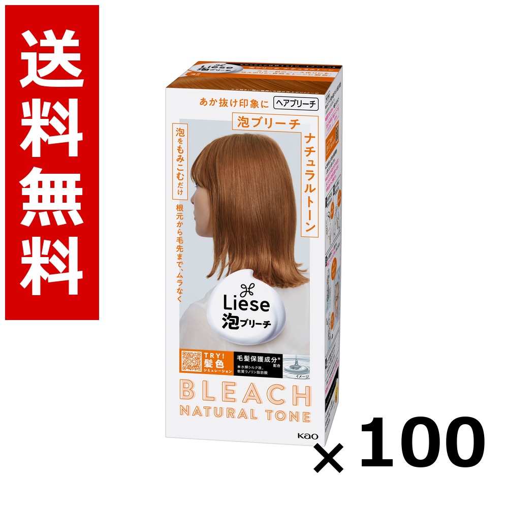 リーゼ 泡ブリーチ 自然的音の高低 108ml × 100個／貨物輸送無料 名取り草 リーゼプリティア  髪の毛色つや 黒髪用 色つや輪っか 髪の毛世話をする まとめ買い 御勤め用 容れもの売りわたす 箱買いとり 店卸し資産 日装置 疲労困憊品 大静電容量