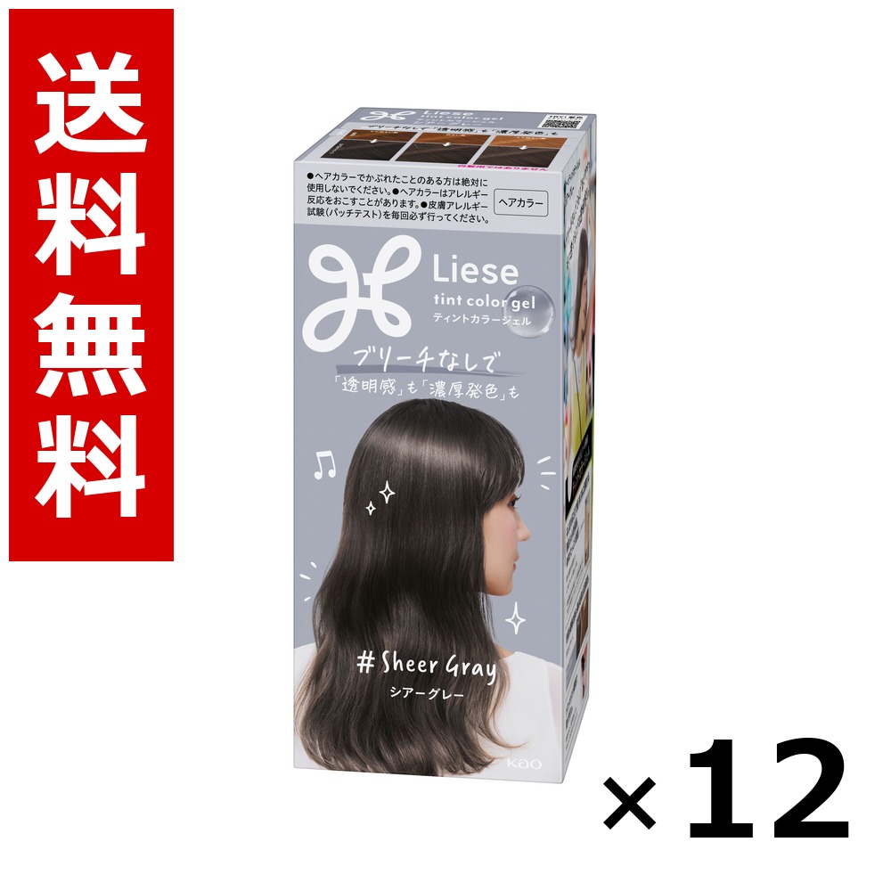 リーゼ ティントカラージェル シアーグレー 191ml × 12個／貨物輸送無料 名取り草 リーゼプリティア  髪の毛色つや 黒髪用 色つや輪っか 髪の毛世話をする まとめ買い 御勤め用 容れもの売りわたす 箱買いとり 店卸し資産 日装置 疲労困憊品 大静電容量