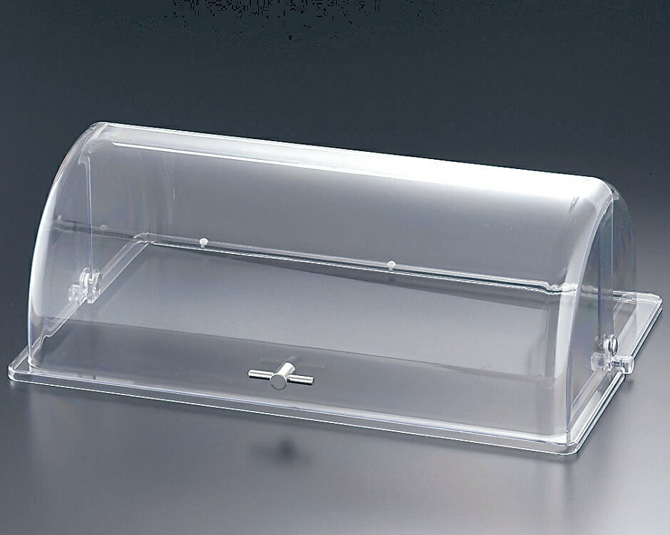 KINGO ポリカーボネイト 角カバー ハーフオープン NTE-Q1<br>[関連：キンゴー 業務用 バンケットウェア チェーフィング フード ウォーマー バイキング ビュッフェ ホテル パーティー]