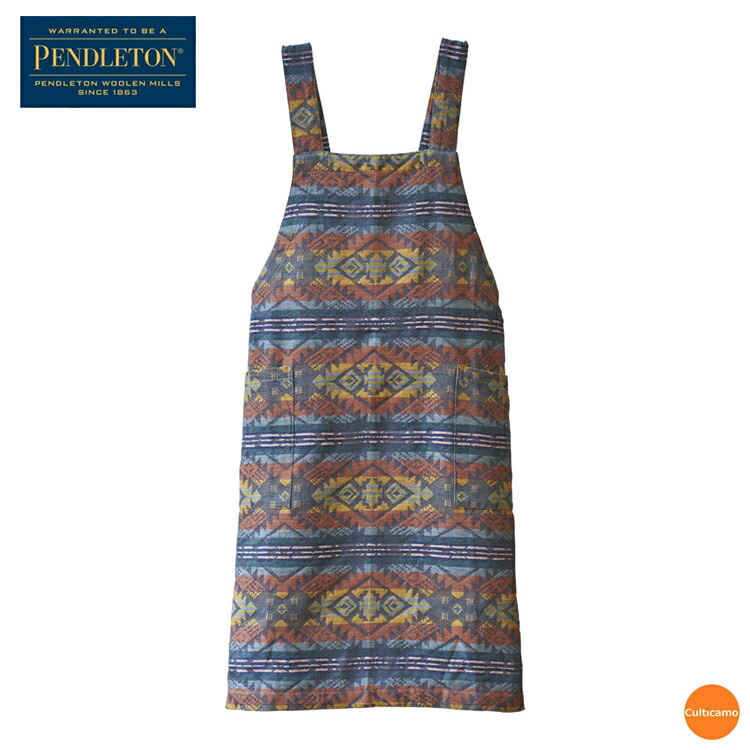 Pendleton 幾何学模様 エプロン 楽天市場】ペンドルトン キルティングエプロン PENDLETON 前掛け