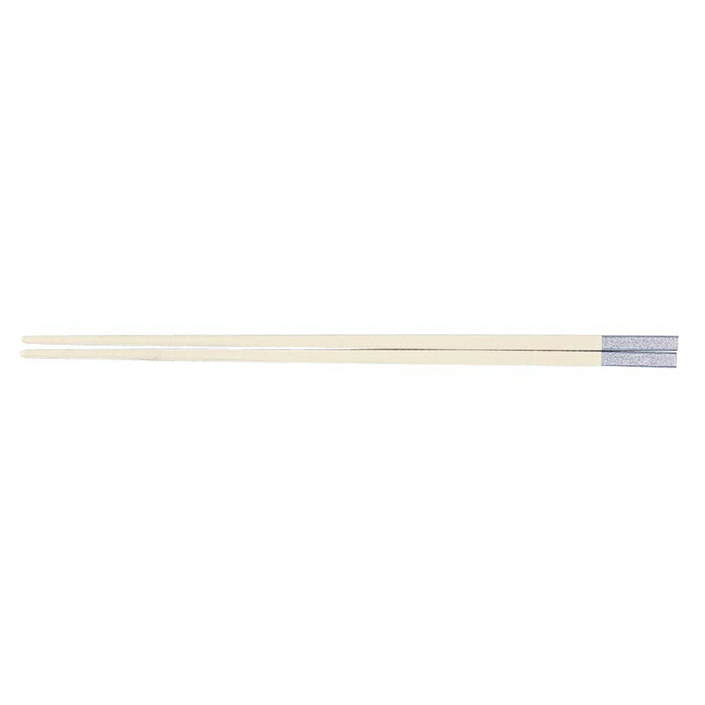 PBT　和洋中　先丸箸　シルバー　白　25cm　10膳入　85915550　TTY-36 [関連：福井クラフト やすらぎ 業務用 カトラリー 箸 中華箸 食器洗浄機対応 消毒保管庫 電子レンジ対応]
