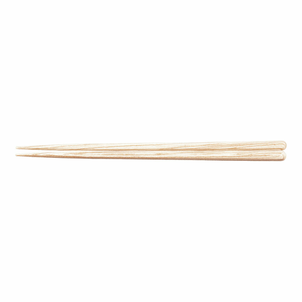 PBT　六角　木目箸　白木調　22cm　10膳入　90000930　RHS-S2[関連：福井クラフト やすらぎ 業務用 カトラリー 箸 食器洗浄機対応 消毒保管庫 電子レンジ対応]｜corpoforte