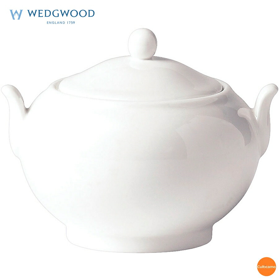 楽天市場】ウェッジウッド シュガーポット 2個セット ホワイトコノート