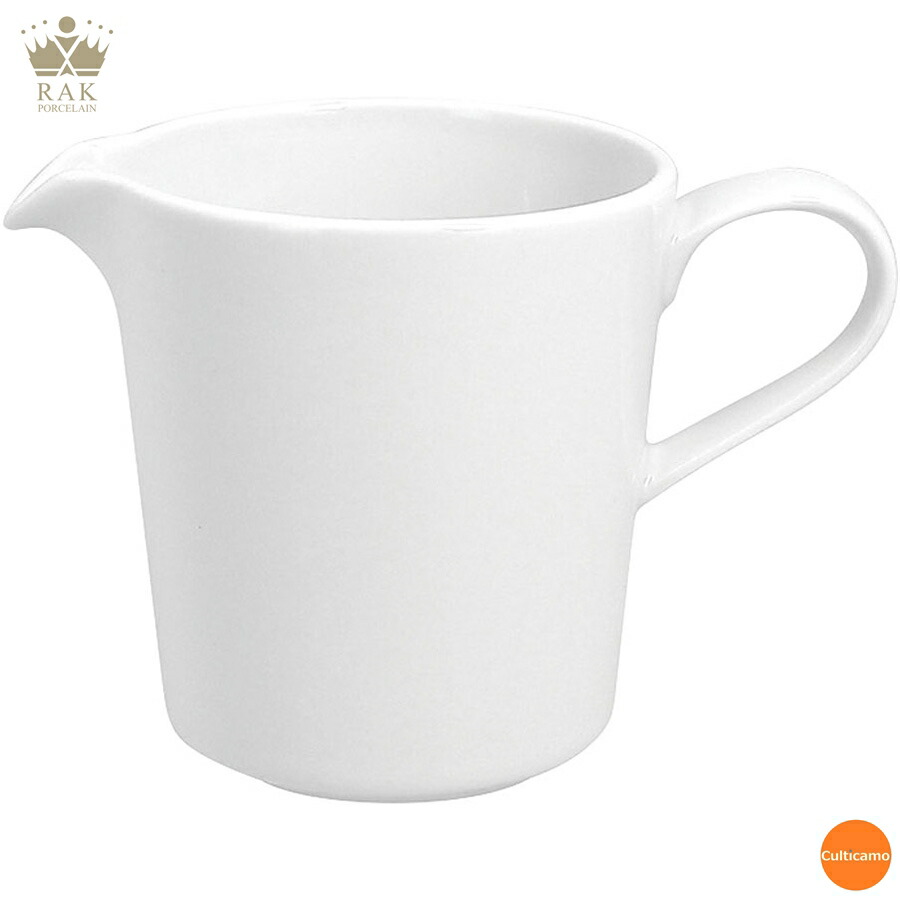 ラック　アクセス　クリーマー　175c.c.　12ヶ入　RA01316　RAC-07 [関連：RAK PORCELAIN ラック ポーセレン UAE ブランド 食器 磁器 ミルク入れ ミルクポット 食器洗浄機対応 電子レンジ対応 ホテル カフェ レストラン]