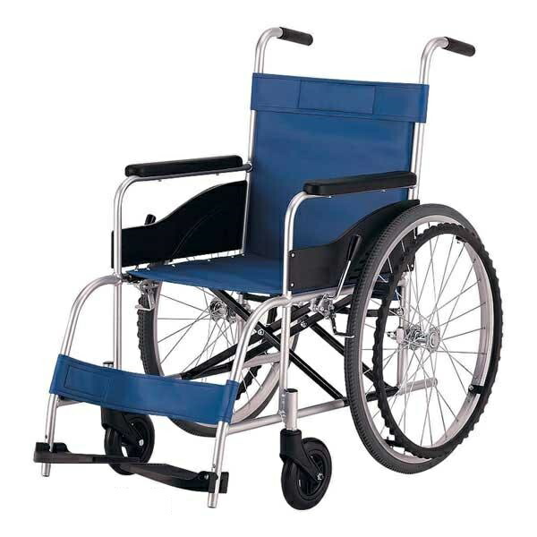 アルミ車椅子　折りたたみ式　KZ-10LN　ZKL-86【非課税商品】【メーカー直送品】【代引き決済不可】 [関連：金沢車輛 福祉施設用品 介護用品 ホテル 旅館 備品 高齢者 軽量 車いす]
