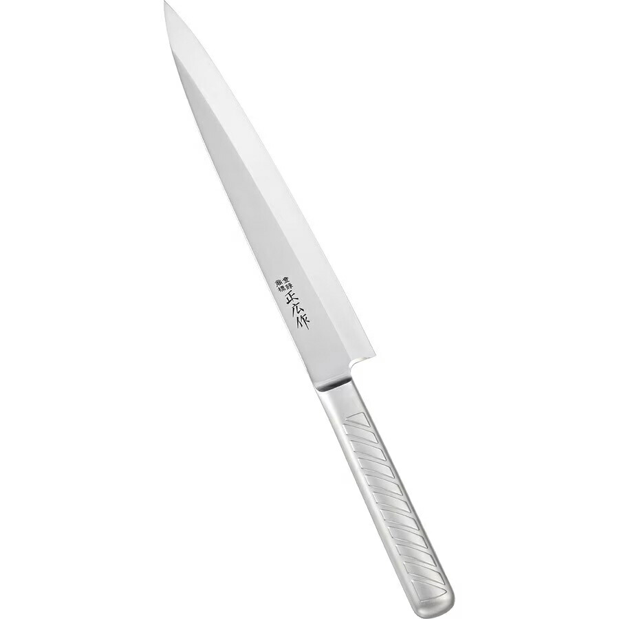 正広作 MV-S鋼 柳刃 片刃 27cm 19020 AEM-08<br>[関連：正広 マサヒロ 業務用 和包丁 オールステンレス ナイフ おしゃれ 刺身包丁 正夫]