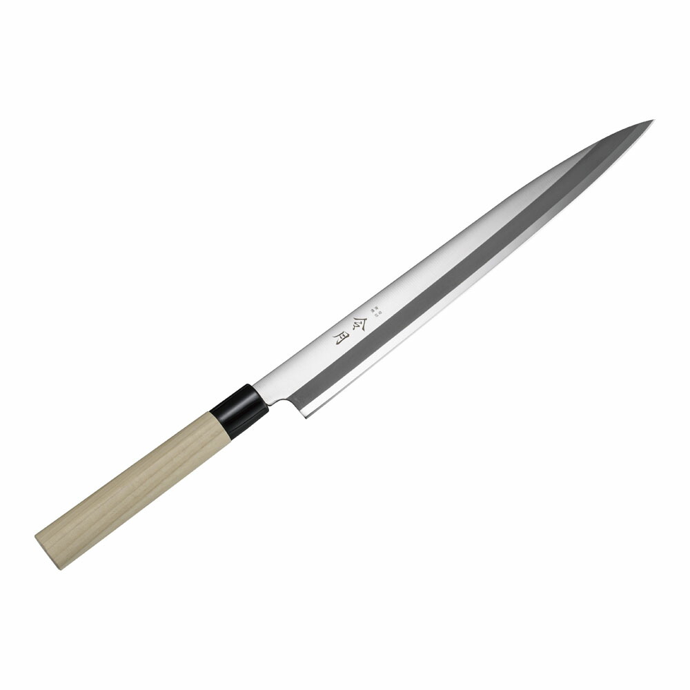 令月　ステンレス鋼和包丁　柳刃　片刃　FC-1079　30cm　ALI-49 [関連：富士カトラリー 業務用 プロ用 和包丁 正夫 刺身包丁]