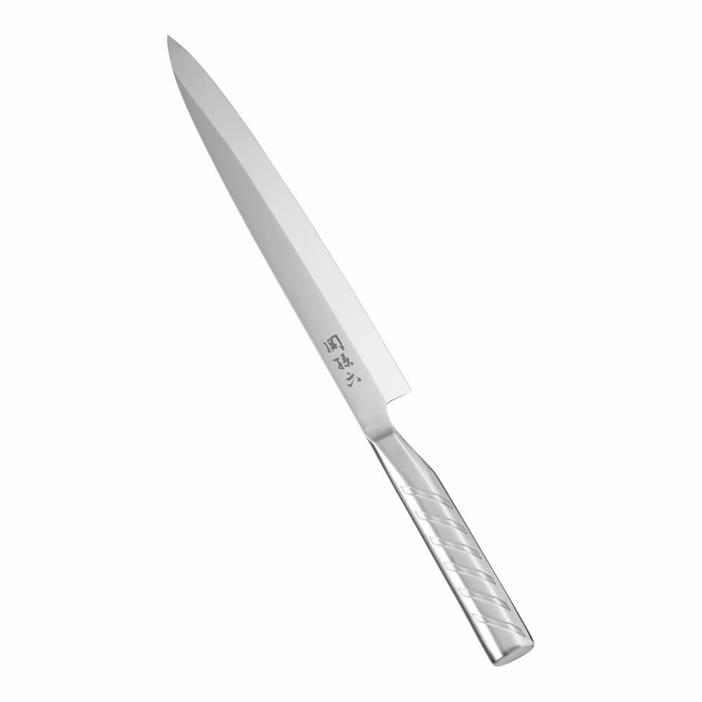 関孫六　SAKURA-S　ステンレス　刺身　片刃　24cm　ASA-02[関連：TAIKO 太幸 業務用 日本製 オールステンレス 和包丁 正夫 柳刃包丁]｜corpoforte