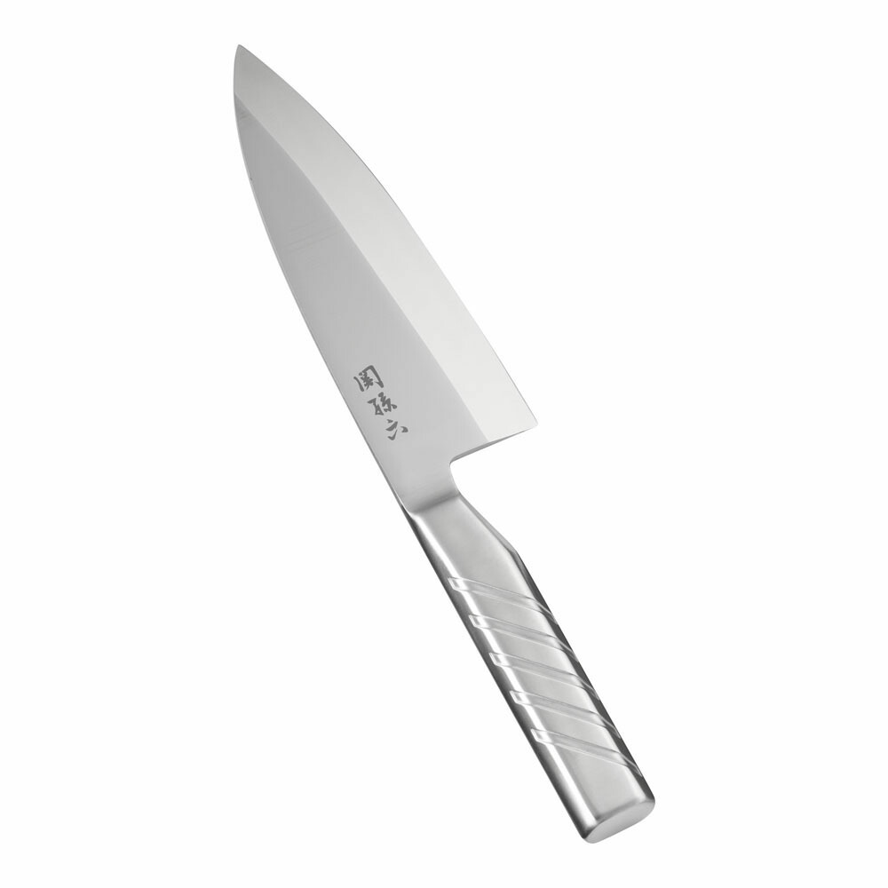 関孫六　SAKURA-S　ステンレス　出刃　片刃　18cm　ASA-01 [関連：貝印 業務用 日本製 オールステンレス 和包丁 サバキ包丁]