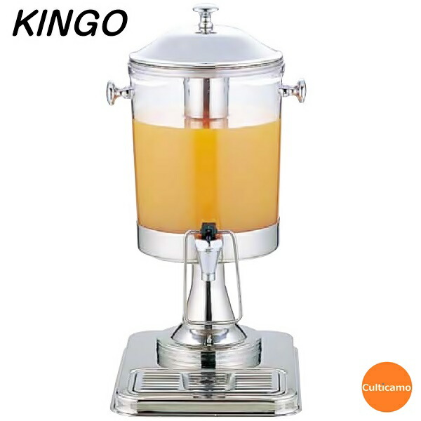 KINGO 清涼飲料水ディスペンサー 10401-2 6L FZY-43\u003cBR\u003e[かかわり合い：キンゴー 御勤め用 旅人宿 寄り合い バイキング ドリンク ディスペンサー サーヴァー]