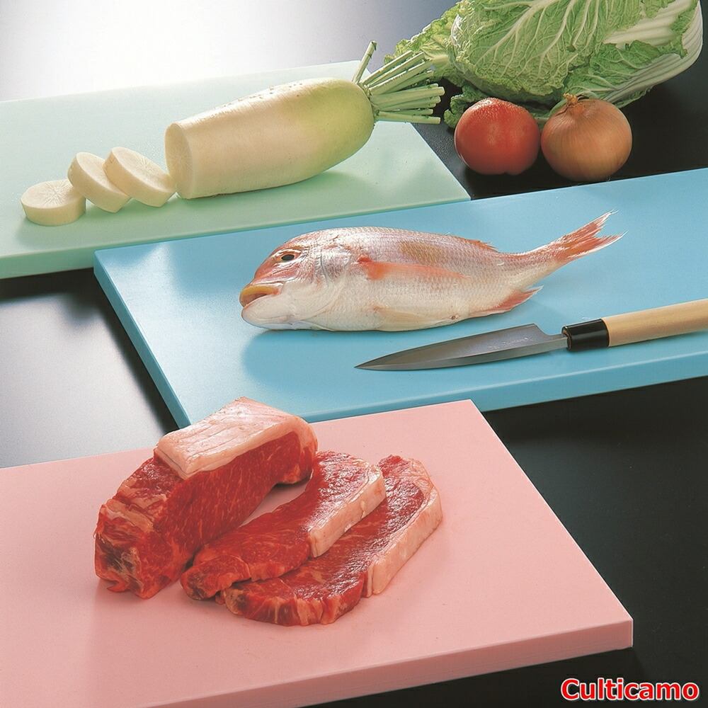 業務用 カラーまな板 カラートップ 20mm厚 1,000ｘ1,000 【メーカー直送品】【代引き決済不可】<br>[関連：プロ用 カラー 食材別 マナ板 カラフル 色分け サイズ カットOK カット代無料]