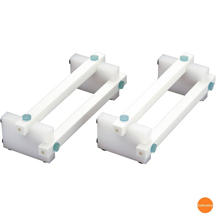まな板用脚　台助くん　2脚1組　35cmｘ高さ12cm/16cm　ADI-29 ［関連：ダイト 業務用 まな板台 置き 上げ底 高さ調整 衛生 清潔 高身長 疲労軽減］