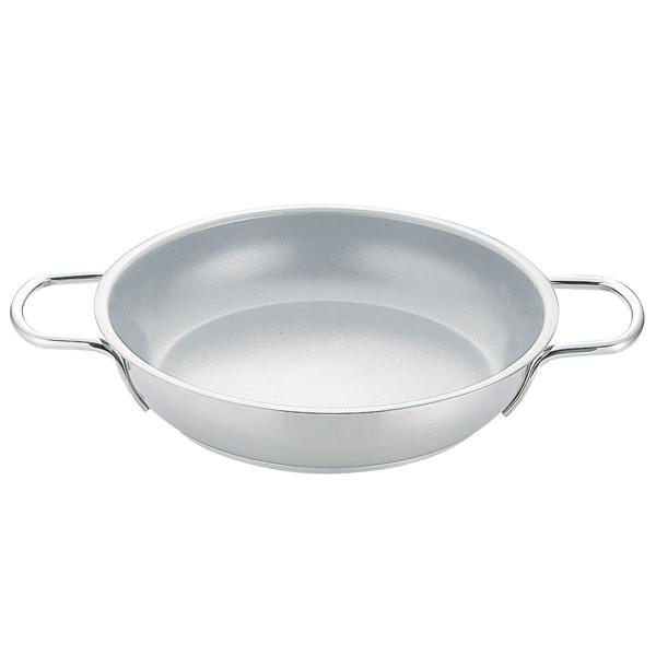 Murano　ムラノ　インダクション　IH　18-8　オムレツパン　45ｃｍ　AOM-05[関連：業務用 ステンレス パエリア 両手鍋 電磁調理器対応 IH100V200V対応]｜corpoforte