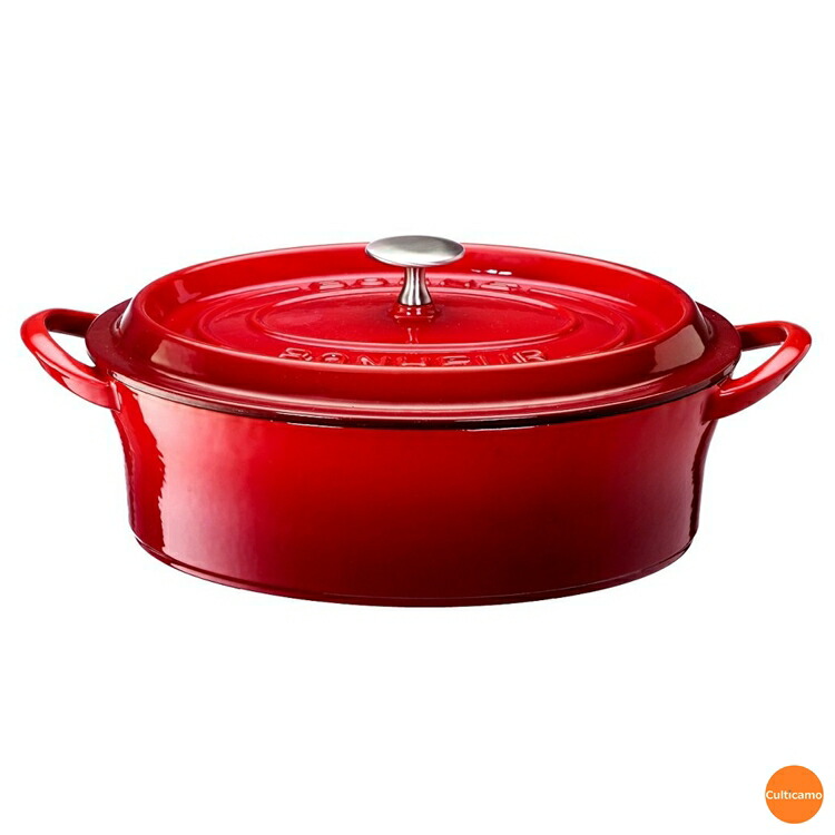 ホーロー鍋　ボンボネール　ココット オーバル　レッド14cm 2点 楽天市場】ボン・ボネール ココット オーバル レッド 14cm ABV-B6