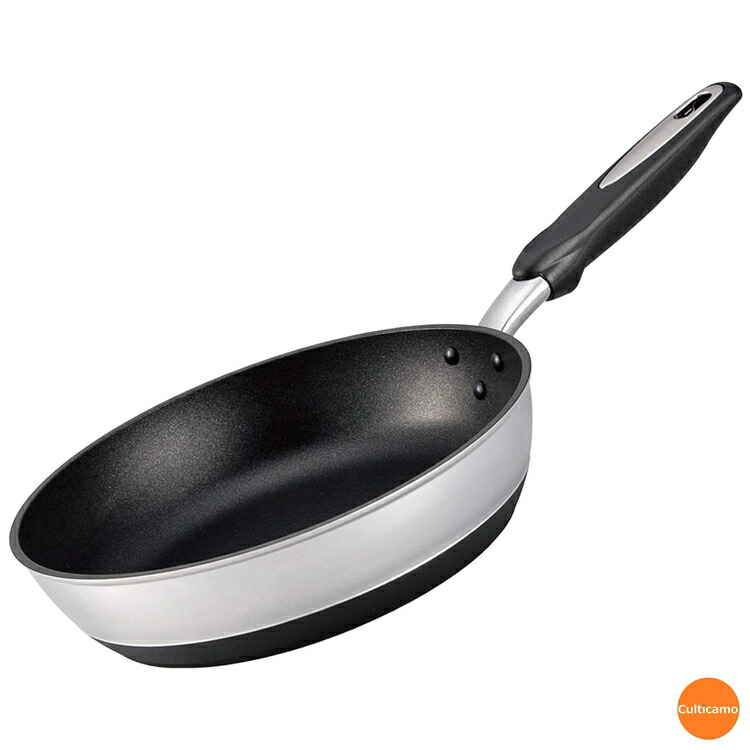 北陸アルミ　IH　ハイキャストプレミアム　フライパン　28cm　AHL-ZA [関連：ホクア 業務用 日本製 鍋 電磁調理器 100V・200V対応 テフロン加工 アルミキャスト鋳造 厚手フライパン]