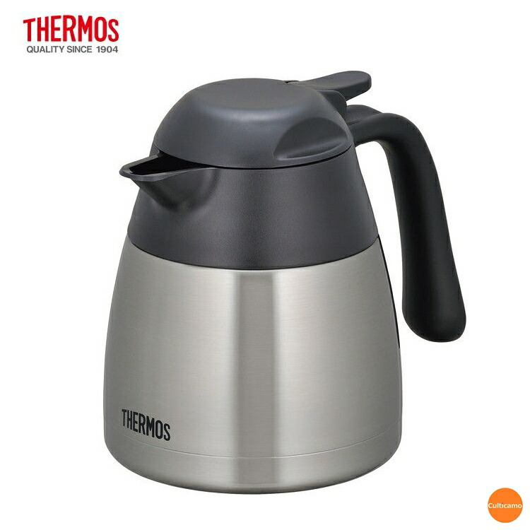 サーモス　真空断熱　ステンレスポット　0.7L　THZ-700　BSA-63 [関連：THERMOS サーモス 業務用 サービス用品 卓上用品 魔法瓶 テーブルポット]