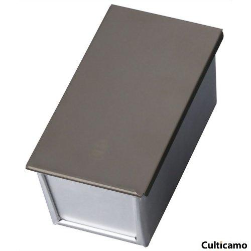 アルミ　ナノ・コーティング　食パン型　蓋付　1斤　T102173　WSY-17 [関連：業務用 製菓用品 製パン用品 焼型 フッ素樹脂加工 食型 食パン ベーカリー]